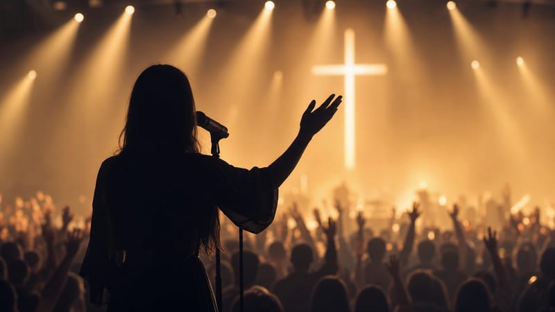 Editorial archive image illustrating Anne Wilson and Christian Music's Post-Pandemic Mainstream Moment.