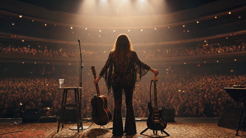 Editorial archive image illustrating Brandi Carlile's Three-Genre Career: Country, Rock, and Americana.