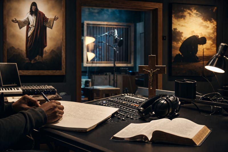 Editorial archive image illustrating Lecrae's Crossover Model and What Christian Hip-Hop Taught CCM About Secular Markets.
