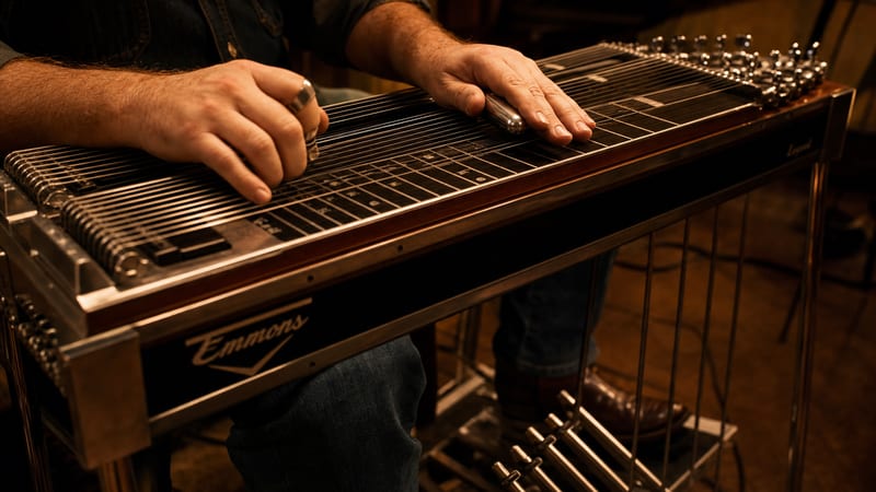 Editorial archive image illustrating The Pedal Steel Guitar's Return to Independent Country Rock: An Instrument's Revival in the 2010s.