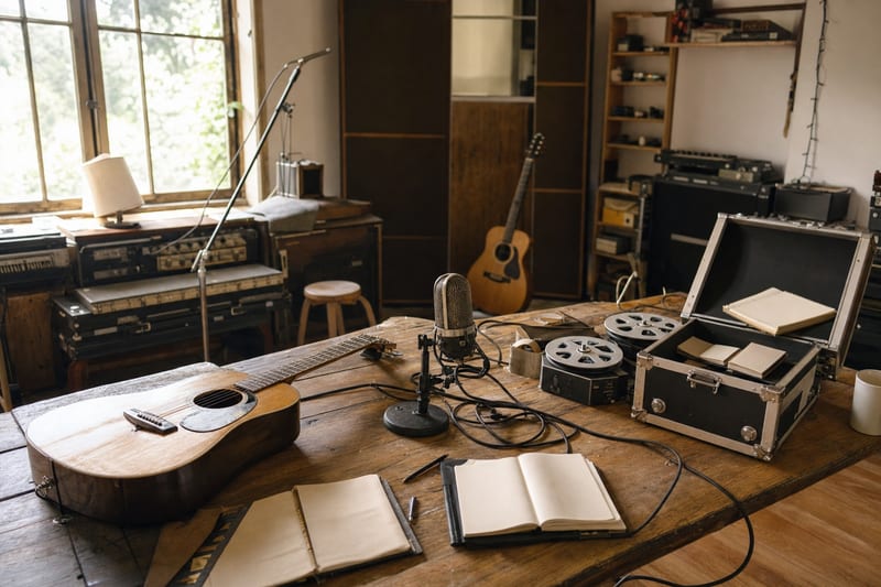 Editorial archive image illustrating The Home Recording Revolution for Acoustic Artists: What a Bedroom Studio Actually Required in 2009-2012.