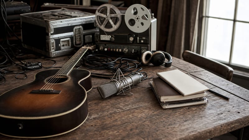 Editorial archive image illustrating Iron and Wine's Beast Epic: Americana Folk Production Returns to Its Roots in 2017.