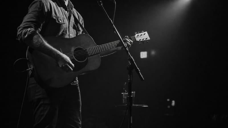 Editorial archive image illustrating John Moreland's Big Bad Luv and the Oklahoma Singer-Songwriter Finding His Scale.