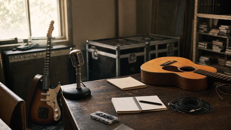 Editorial archive image illustrating Mark Olson and Gary Louris Songs of the Jayhawks and the Creative Partnership.