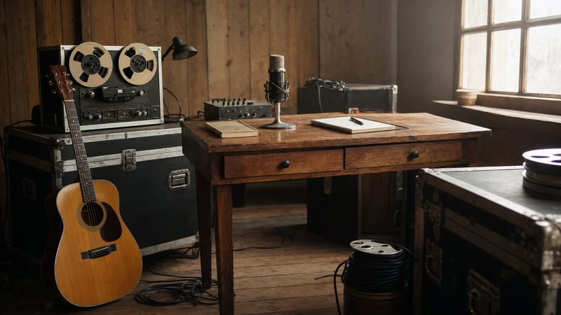 Editorial archive image illustrating Mixing Acoustic Roots Albums in the Early 2000s and the Rise of the Mix Engineer.