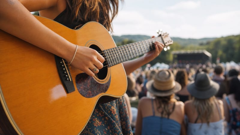 Editorial archive image illustrating Molly Tuttle: How a Flatpicker Built an International Bluegrass-Americana Following.