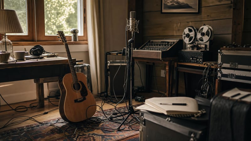 Editorial archive image illustrating Recording Live in the Room: The Folk-Informed Approach to Studio Capture 2010-2013.