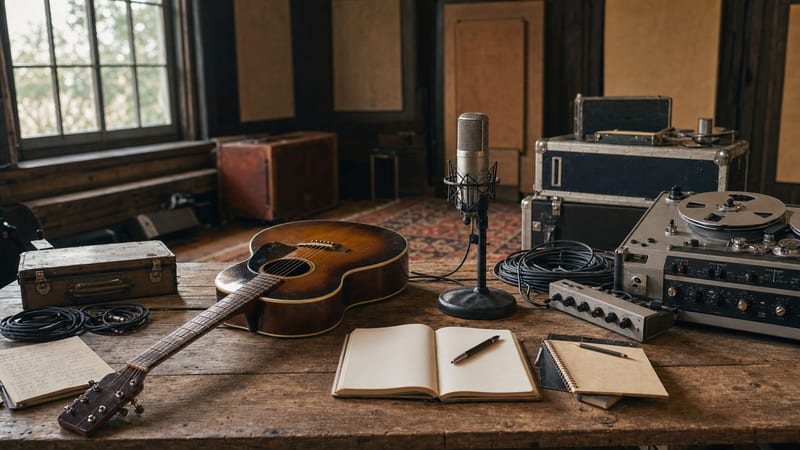 Editorial archive image illustrating Reverb in Americana and Roots Production: Choices That Define the Sound.