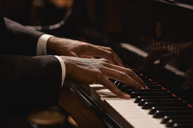 Editorial archive image illustrating Robert Glasper's 'Black Radio III' and the Art of Genre-Defying Production in 2022.