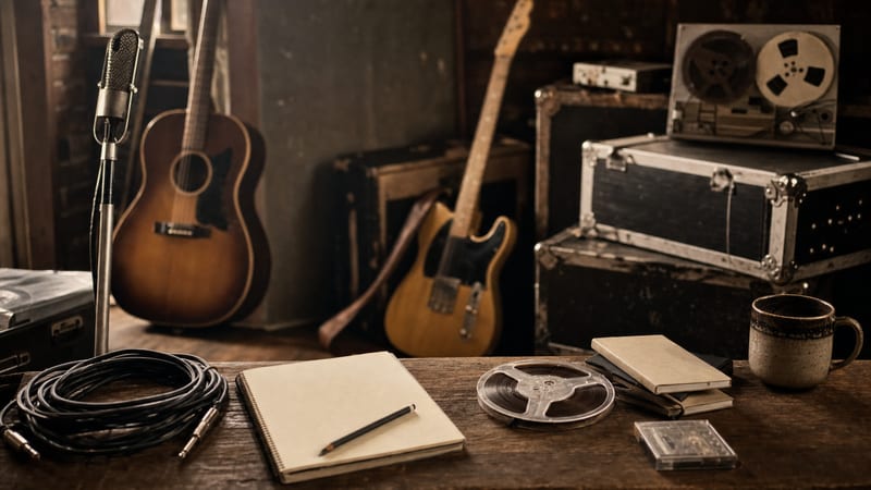 Editorial archive image illustrating Son Volt Trace and the Sound of Midwestern Desolation.