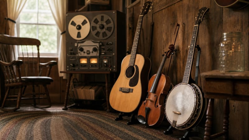 Editorial archive image illustrating Sugar Hill Records and the Bluegrass to Americana Pipeline.