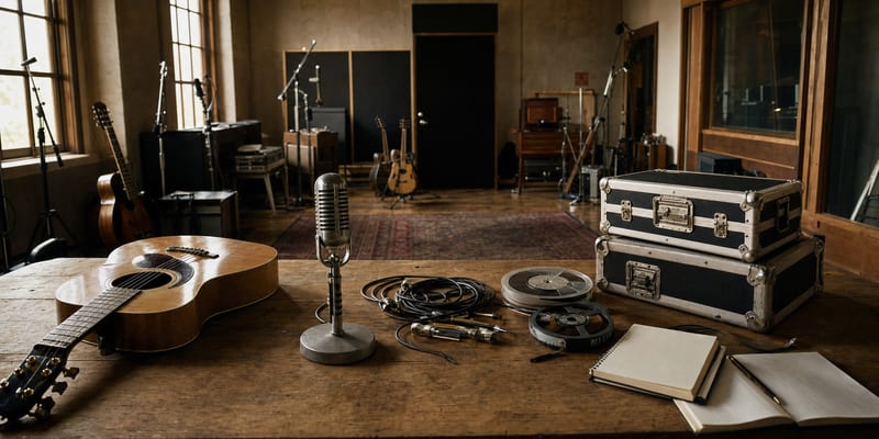 Editorial archive image illustrating T Bone Burnett's Musical Theology: Production Philosophy and the Roots Music Revival.