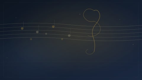 Abstract editorial graphic: concentric horizon arcs and vertical signal bars in deep slate and warm gold on a dark background, representing audience engagement data flows without readable text or logos.