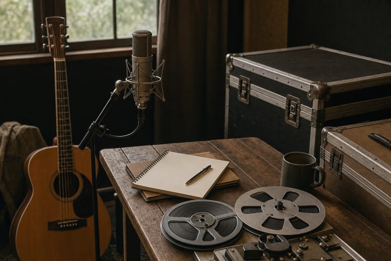 Editorial archive image illustrating The Art of Vocal Stacks in Country Production: How Nashville Builds a Sound.